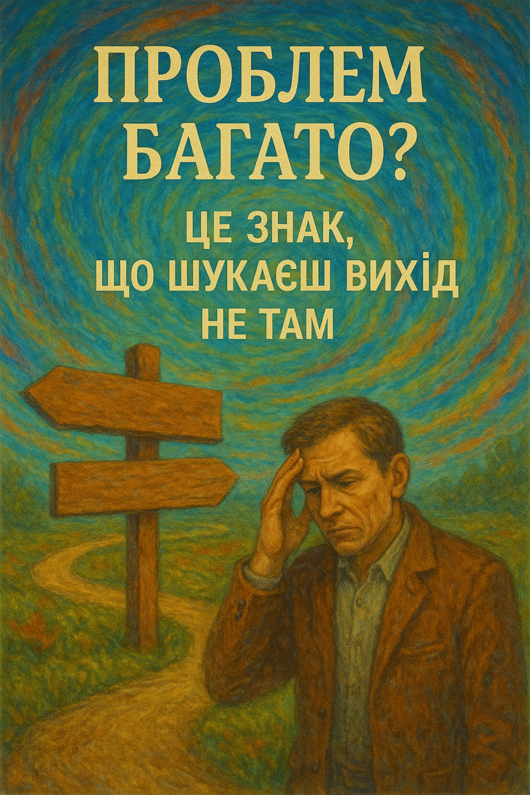 Проблем багато? Це знак, що шукаєш вихід не там